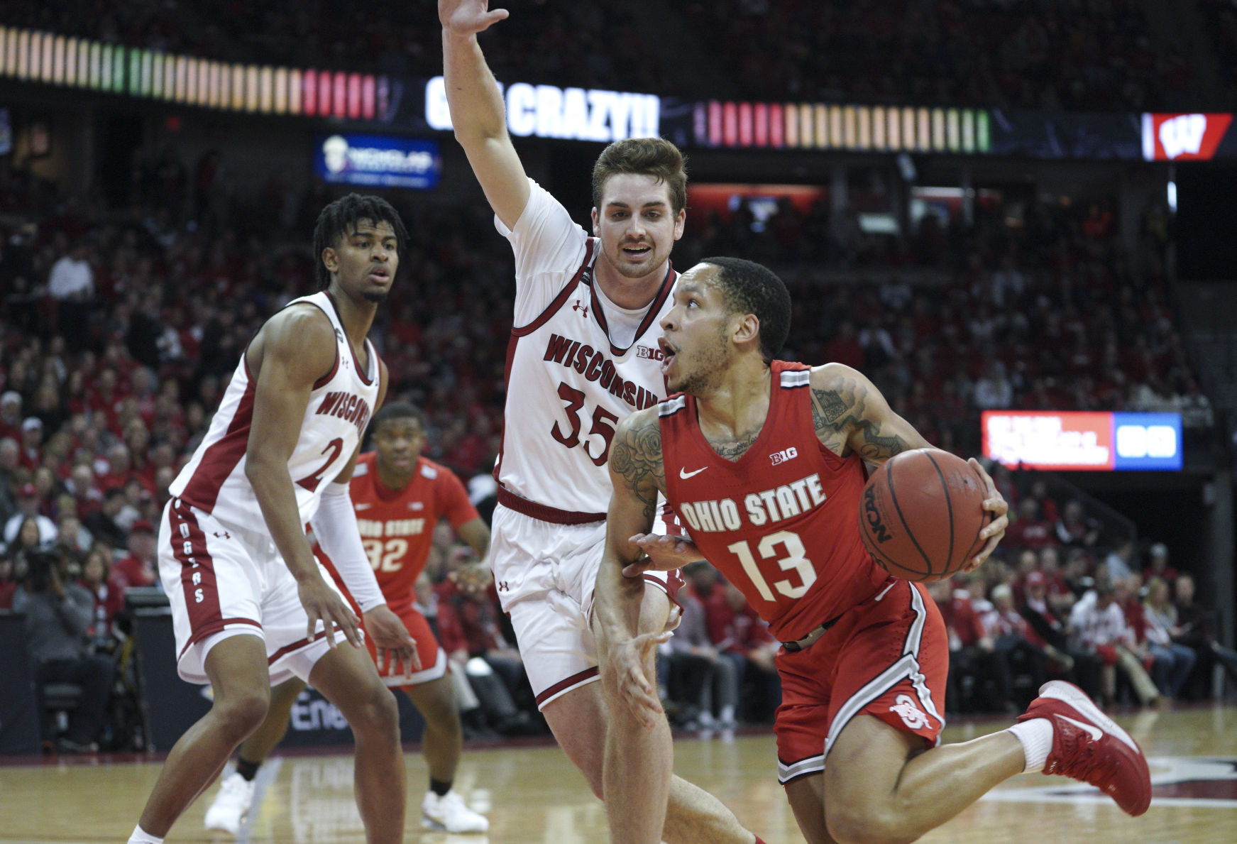 Badgers 70, Buckeyes 57